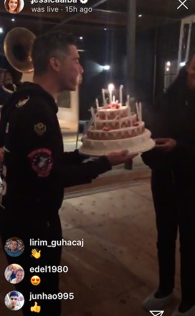 Jessica Alba, Cash Warren, Birthday